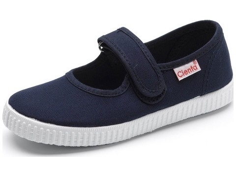 tennis et chaussures en toile Cienta miss marine