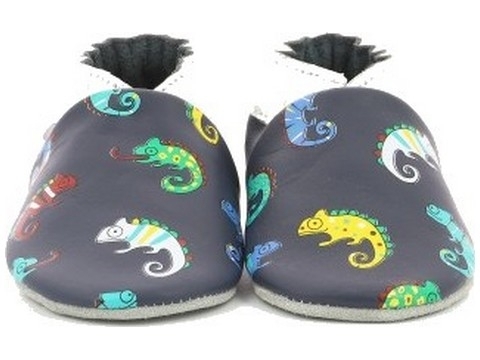 Chaussons Chaussons Souples Robeez Chameleon Marine